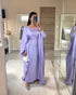 Eid Ramadan Batwing Butterfly Satin Abaya Dubai Luxury Muslim Kaftan Maxi Dress Women Kebaya Robe Caftan Marocain Femme Vestidos - Evallys.com