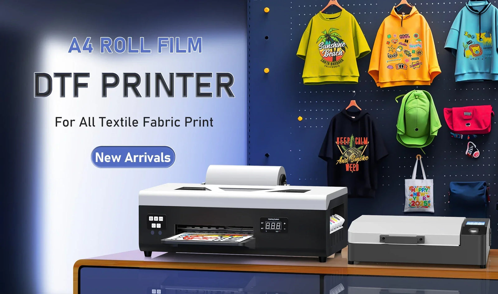 Colorsun DTF Printer Impressora A4/A3 Direct to Film T-Shirt Printing Machine Digital Inkjet DTF Printers For T-Shirt Hoodies - Evallys.com
