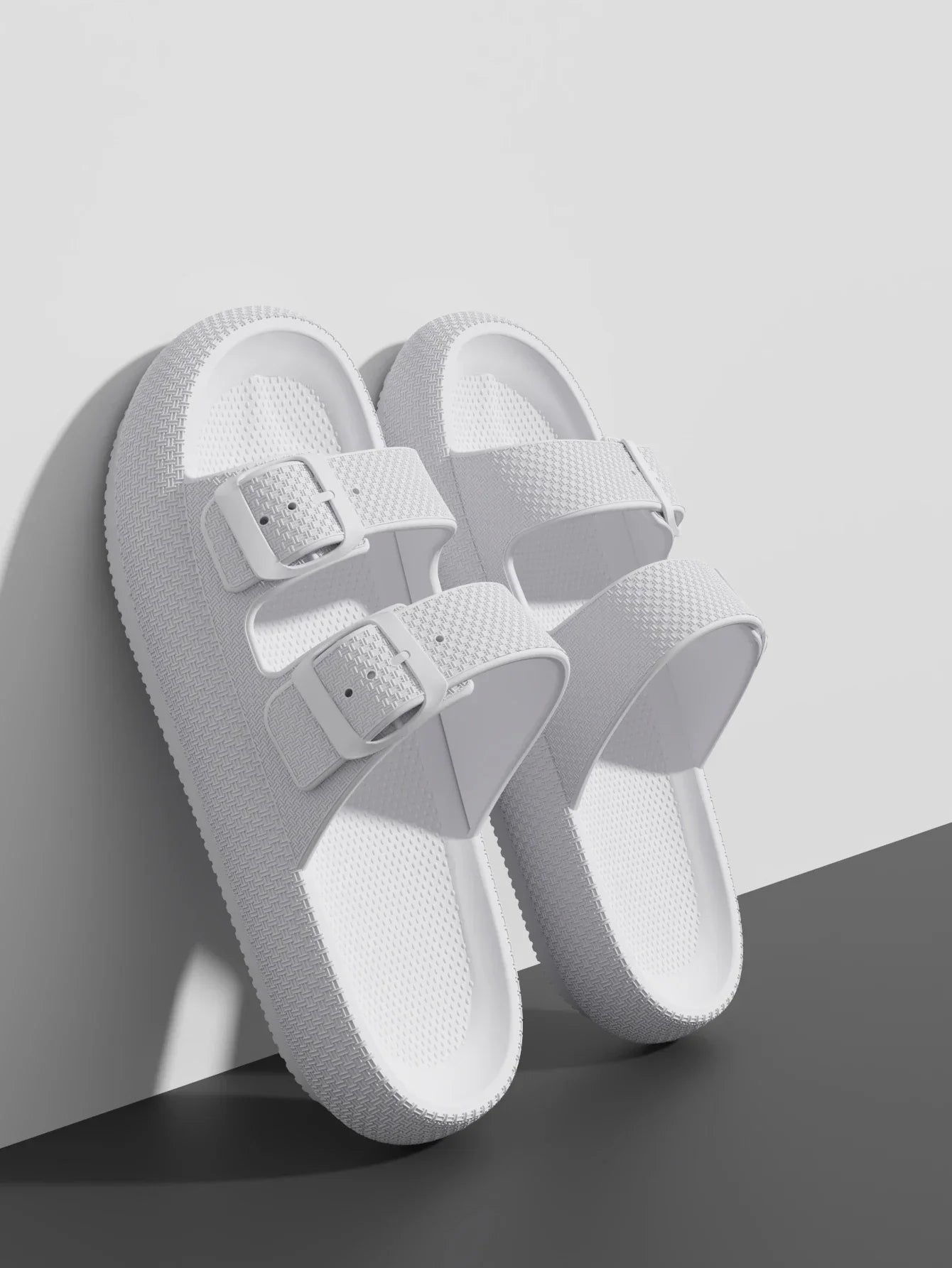 2025 Men’s Thick Sole Slippers – Non-Slip Shower & Indoor Sandals - Evallys.com