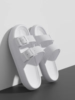 2025 Men’s Thick Sole Slippers – Non-Slip Shower & Indoor Sandals - Evallys.com