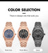 PENGAGAR Square Luxury Men Wristwatch Waterproof Luminous Date Stainless Steel Male Clock Business Sports Quartz Watches For Men - Evallys.com