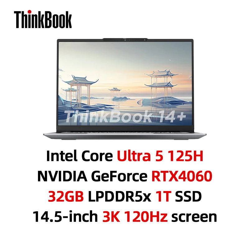 Lenovo ThinkBook 14+ 2024 AI laptop Core Evo Ultra 5 Intel Arc /RTX4050 Graphics 16GB/32GB LPDDR5X 1T SSD 14.5-inch Notebook PC - Evallys.com # #