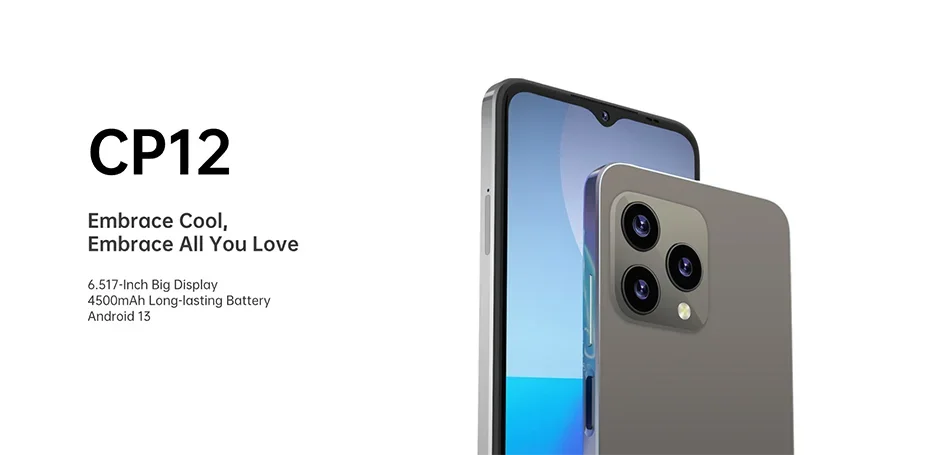 Global Version coolpad CP12 Smartphone 6.517" Waterdrop Display Octa Core Powerful Processor 4500mAh Battery 13MP Main Camera - Evallys.com