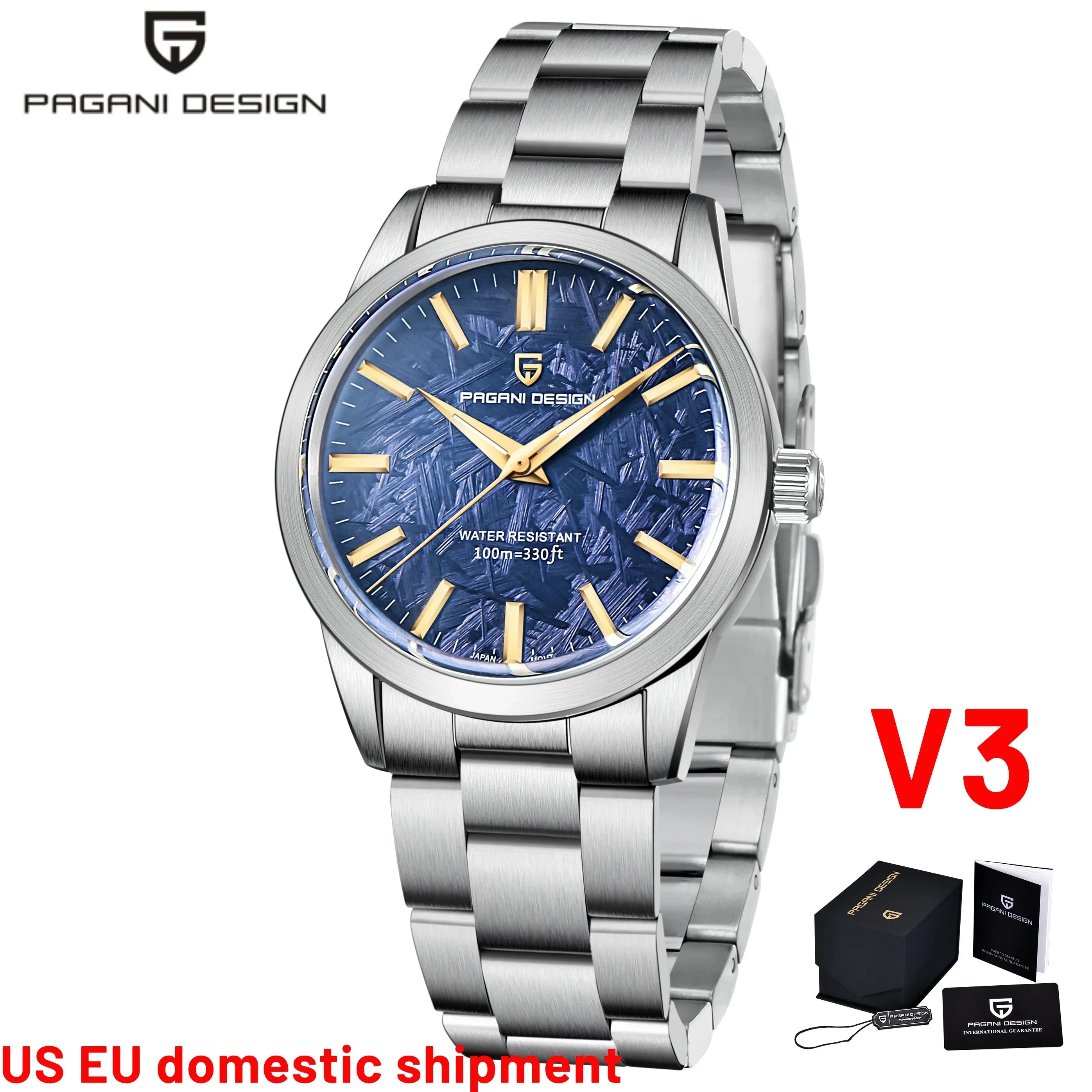 PAGANI DESIGN 2025 New 40MM Men's Quartz Watches Top Luxury Ultra thin fashion Watch For Men AR Sapphire Mirror Wrist watch - Evallys.com