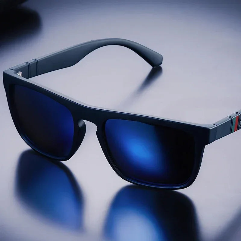 Fashion Square Vintage Polarized Sunglasses Men Women Retro Driving Fishing Sun Glasses UV400 Eyewear - Evallys.com