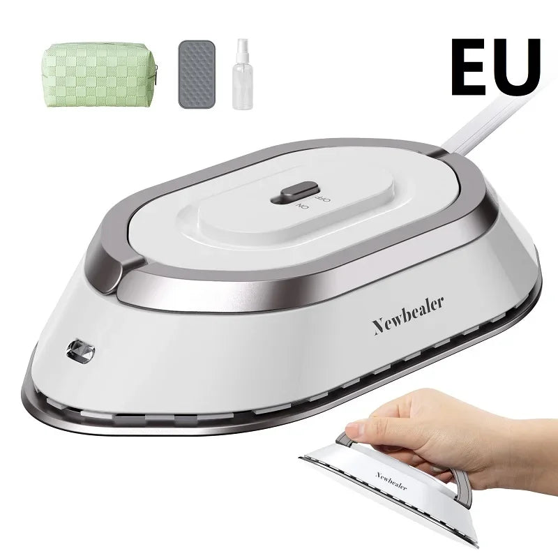 Mini Travel Iron for Clothes Portable Handle Electric Ironing Machine Fast Heating 30s Dry Wet Irons Garment Household Tools