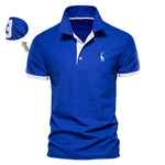 AIOPESON Embroidery 35% Cotton Polo Shirts for Men Casual Solid Color Slim Fit Mens Polos New Summer Fashion Brand Men Clothing - Evallys.com