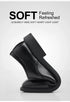 3/6/8 CM Elevator Shoes Men Dress Shoes Black Soft Leather Men Heighten Formal Shoes Casual Business Men Oxfords Suit Shoes - Evallys.com