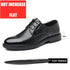 3/6/8 CM Elevator Shoes Men Dress Shoes Black Soft Leather Men Heighten Formal Shoes Casual Business Men Oxfords Suit Shoes - Evallys.com