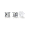 JIUZUAN 2pcs/pair S925 Moissanite Square Lab Created Stud Earrings, Men's Hip Hop Jewelry, Christmas Gifts - Evallys.com