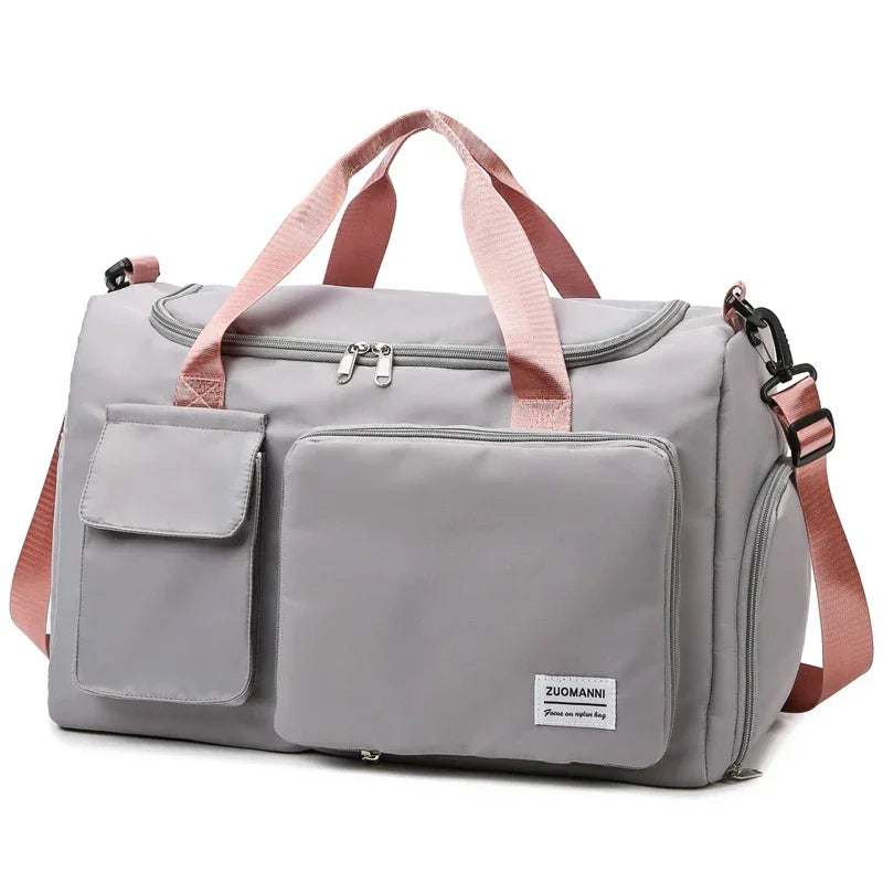 UNIXINU Carry On Travel Bag Large Capacity Weekender Overnight Duffle Bags with Shoe Compartment Sports Fitness Bags for Women - Evallys.com