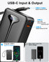 10000mAh Portable Charger Power Bank with 22.5W Fast Charging, USB-C In&Out, Built-in Cable,Travel Essentials for iPhone,Android - Evallys.com