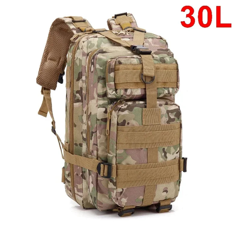 30/50L Tactical Backpack – Outdoor Hiking, Hunting & Survival Gear Bag - Evallys.com