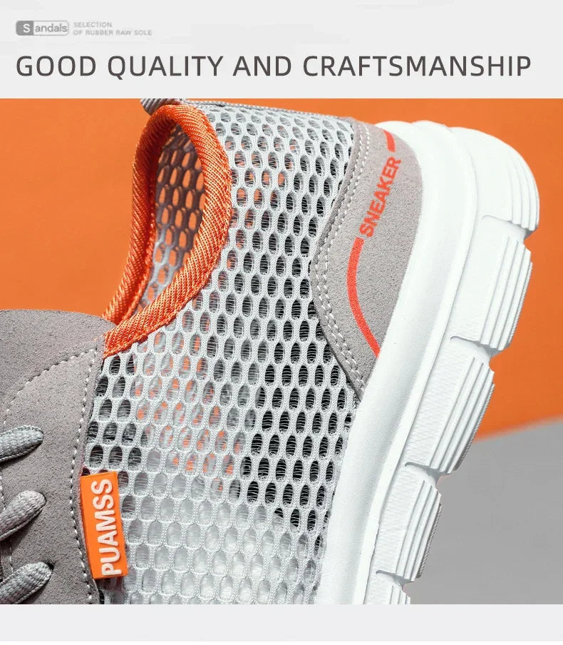 Men’s Summer Mesh Running Shoes – Lightweight Breathable Sneakers - Evallys.com