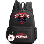 Spider-Man Backpack – Kids School Bag with Rabbit Ears & Travel Design - Evallys.com