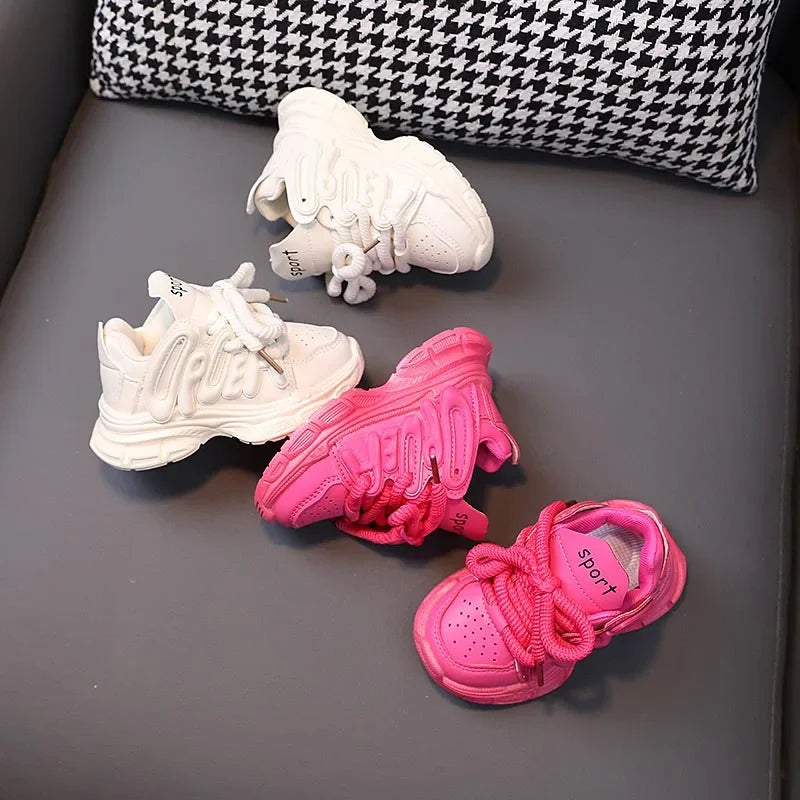 Kids Sports Shoes Children Casual Running Shoes for Boys Girls Air Mesh Breathable Fashion Sneakers Spring Summer Anti-skid Soft - Evallys.com