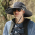 Solar Fan Sun Hat – Wide Brim Outdoor UV Protection Fishing Hat - Evallys.com