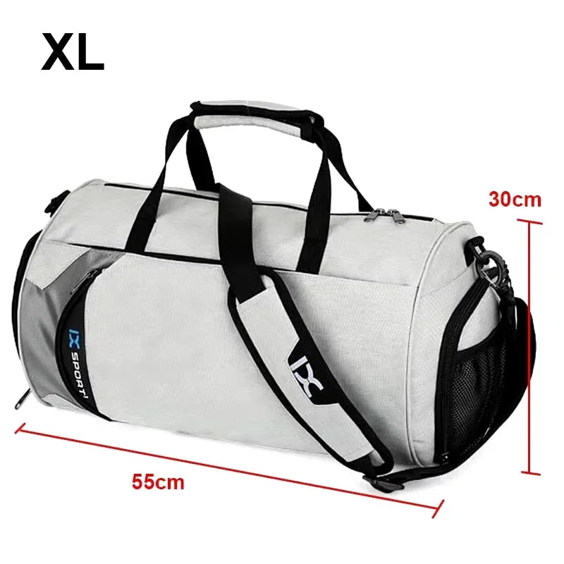 Men’s Travel Duffel Bag – Gym, Fitness, Wet/Dry, Shoe Compartment - Evallys.com