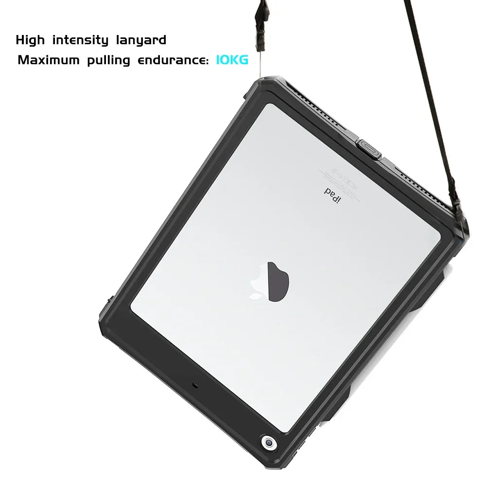 IP68 Waterproof Case Cover for Apple iPad 7 8 9 10.2