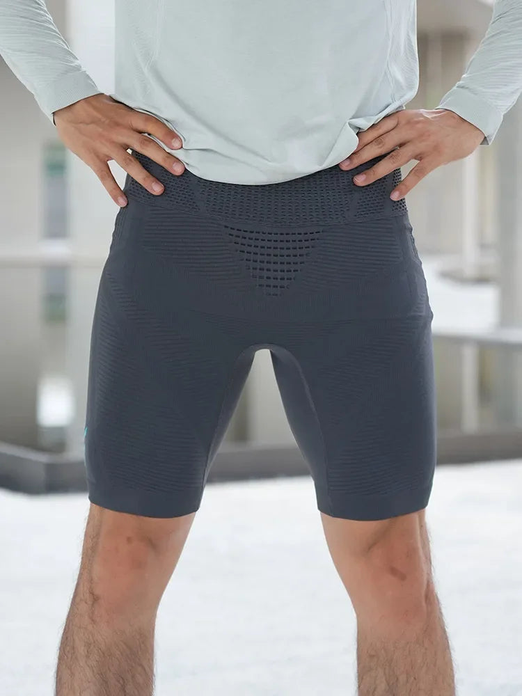 Sports Running Jogging Shorts Mens Cycling Breathable Elastic Slim Fit Shorts Summer Fashion Letter Print Men's Quick-dry Shorts - Evallys.com