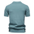 AIOPESON Men's Summer Breathable Polo Shirt Short Sleeve Solid Color Casual Polo Shirts for Men Lightweight Stretch Polo ﻿ - Evallys.com