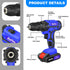21V Cordless Power Drill,Handheld Screwdriver Drill Set with 25+1 Torque Setting,1.5AH Li-ion Battery&Fast Charger,2-Gear Drill - Evallys.com