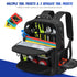 Tool Backpack Heavy Duty for Men Tool Storage With 3 Tool Pouches Organizer Electrician Plumber Maintenance Worker Tool Bags - Evallys.com