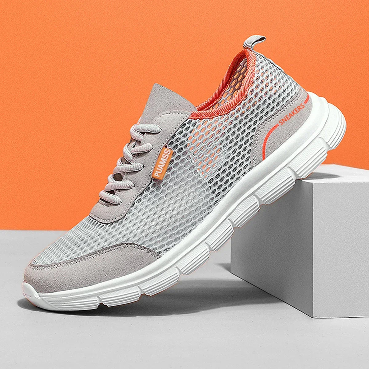 Men’s Summer Mesh Running Shoes – Lightweight Breathable Sneakers - Evallys.com