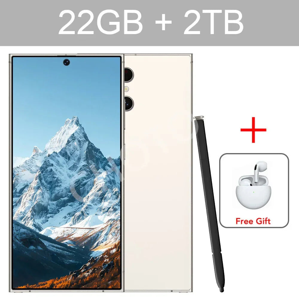 Screen Protector For S24 Ultra Smartphone 7.3inch Protector Original Cellphones 5G Dual SIM Andriod 7800mAh Mobile Cell Phones - Evallys.com