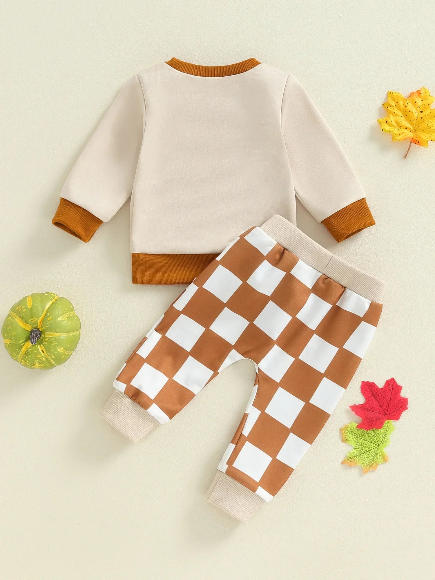 Adorable Infant Halloween Costume with Cute Pumpkin Print and Cozy Striped Leggings for Toddler Autumn Apparel - Evallys.com