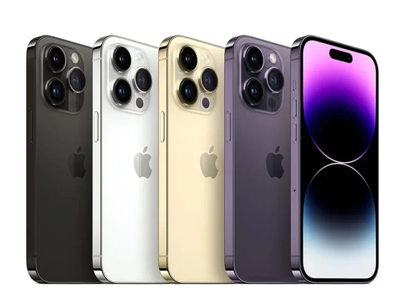 Original Apple iPhone 14 Pro Max Dual eSIM 6GB+128/256/512GB/1TB ROM 6.7" Genuine OLED Face ID NFC A16 98% New Unlocked Phone - Evallys.com