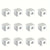 6/12/18pcs Cord Organizer Holder Magnetic Desktop Cable Clip Management Hidden Phone Charging Cord Holder For Kitchen Appliances