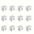 6/12/18pcs Cord Organizer Holder Magnetic Desktop Cable Clip Management Hidden Phone Charging Cord Holder For Kitchen Appliances