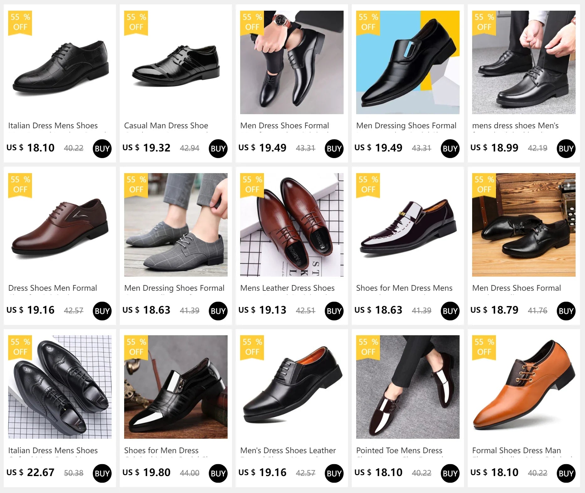 Mens Leather Dress Shoes Men's Formal Social Male Shoe Casual Business Pointed Toe Luxury Party Designer Shoes for Men - Evallys.com