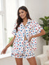 Women’s 4th of July Pajama Set – Stars & Stripes Summer Loungewear - Evallys.com