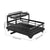 Bowl Rack - 2 Tier Dish Drainer Storage Adjustable Space Saving Kitchen Utensil Organizer for Plates Cups Cutlery