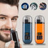 Men's USB Rechargeable Nose Ear Hair Trimmer - 150mAh Fast Charge, Digital Display, Precision Blade, Compact Design
