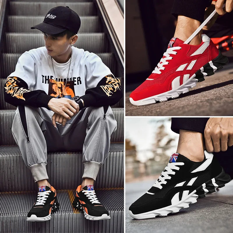 Unisex Running Shoes – Breathable Anti-Slip Casual Sneakers for Walking - Evallys.com