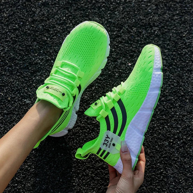 Men’s Lightweight Mesh Sneakers – Breathable Summer Running Shoes - Evallys.com