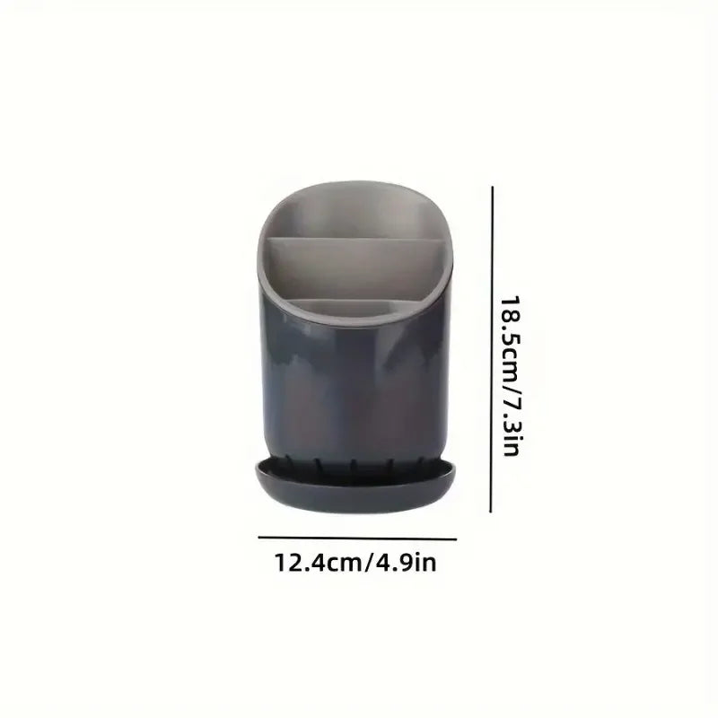 1pc Cutlery Storage Holder Plastic Drainer Drain Containers Drying Rack Tableware Table Knife Spoon Fork Container Kitchen Tool