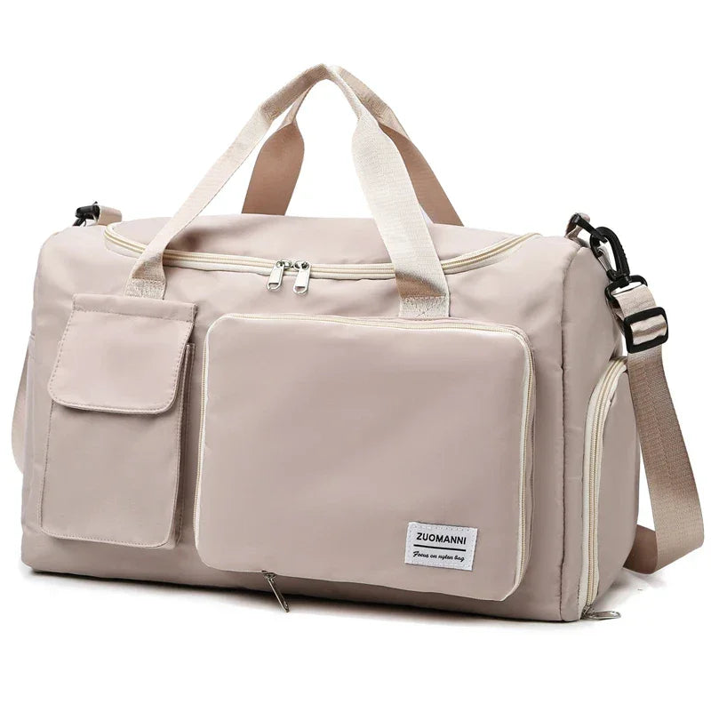 UNIXINU Carry On Travel Bag Large Capacity Weekender Overnight Duffle Bags with Shoe Compartment Sports Fitness Bags for Women - Evallys.com