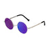 Steampunk Small Round Sunglasses Men 2022 Brand Vintage Metal Mirror Film Women Sun Glasses Cool Circle Shade Eyewear Male UV400 - Evallys.com