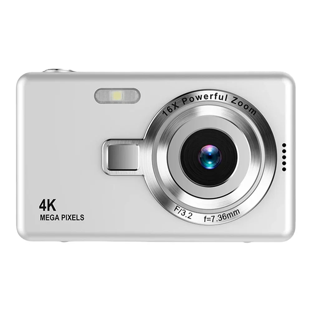 4K HD 1080P Digital Camera 96MP Autofocus Vlogging Camera 2.4 Inch IPS Screen Portable Vlogging Camera for Kids Adults Beginners - Evallys.com