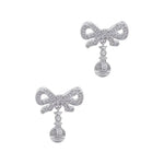 Star Boutique Jewelry Store Hot Selling S925 Silver Bow 3D Saturn Earrings Sweet Women's Jewelry - Evallys.com