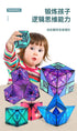 Variety Geometric Changeable Magnetic Magic Cube Anti Stress 3D Hand Flip Puzzle Cube Kids Stress Reliever Fidget Toy - Evallys.com