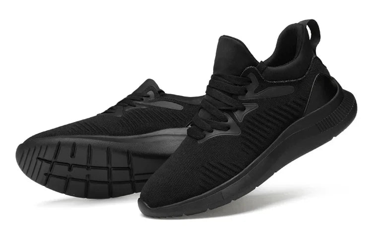 Men’s Elevator Sneakers – Breathable Mesh Height Increasing Shoes (6–10CM) - Evallys.com