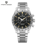 2024 New PAGANI DESIGN Retro Mens Watches Moon Quartz Watch For Men Speed Sports Chronograph AR Sapphire VK64 Clock Reloj Hombre - Evallys.com