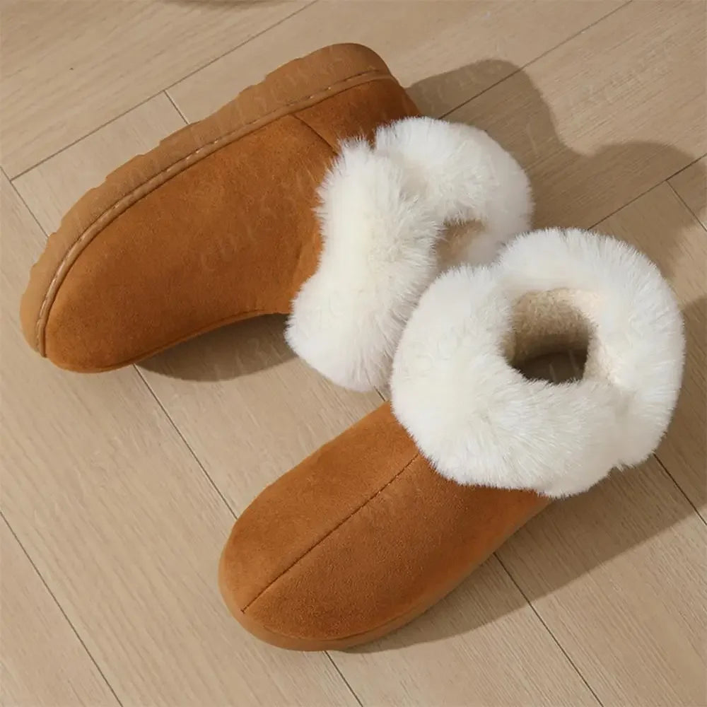 2024 New Women Snow Boots Casual Plush Warm Classic Thickened Cotton Shoes Classic Winter Thick-soled Women's Ankle Boots - Evallys.com