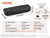 SucceBuy Portable Bluetooth Inkless Mobile Thermal Printer for A4 A5 11-2600mAh Battery Compatible with Mutiple Systems Home - Evallys.com