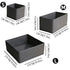 Drawer Organizers Clothes Dresser Organizer Bins Fabric Closet Organizers and Storage Drawer Dividers for Clothing Socks Underwe